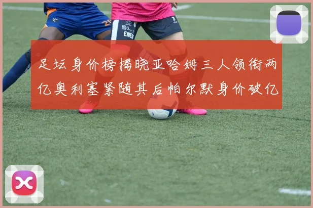 足坛身价榜揭晓亚哈姆三人领衔两亿奥利塞紧随其后帕尔默身价破亿